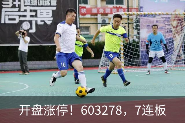 开盘涨停！603278，7连板